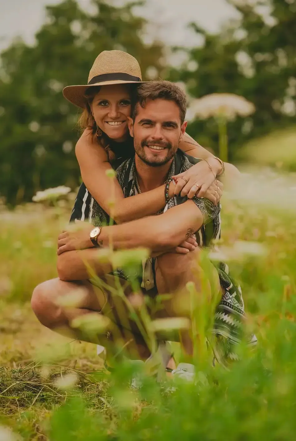 Quinten met zijn vrouw Lauren